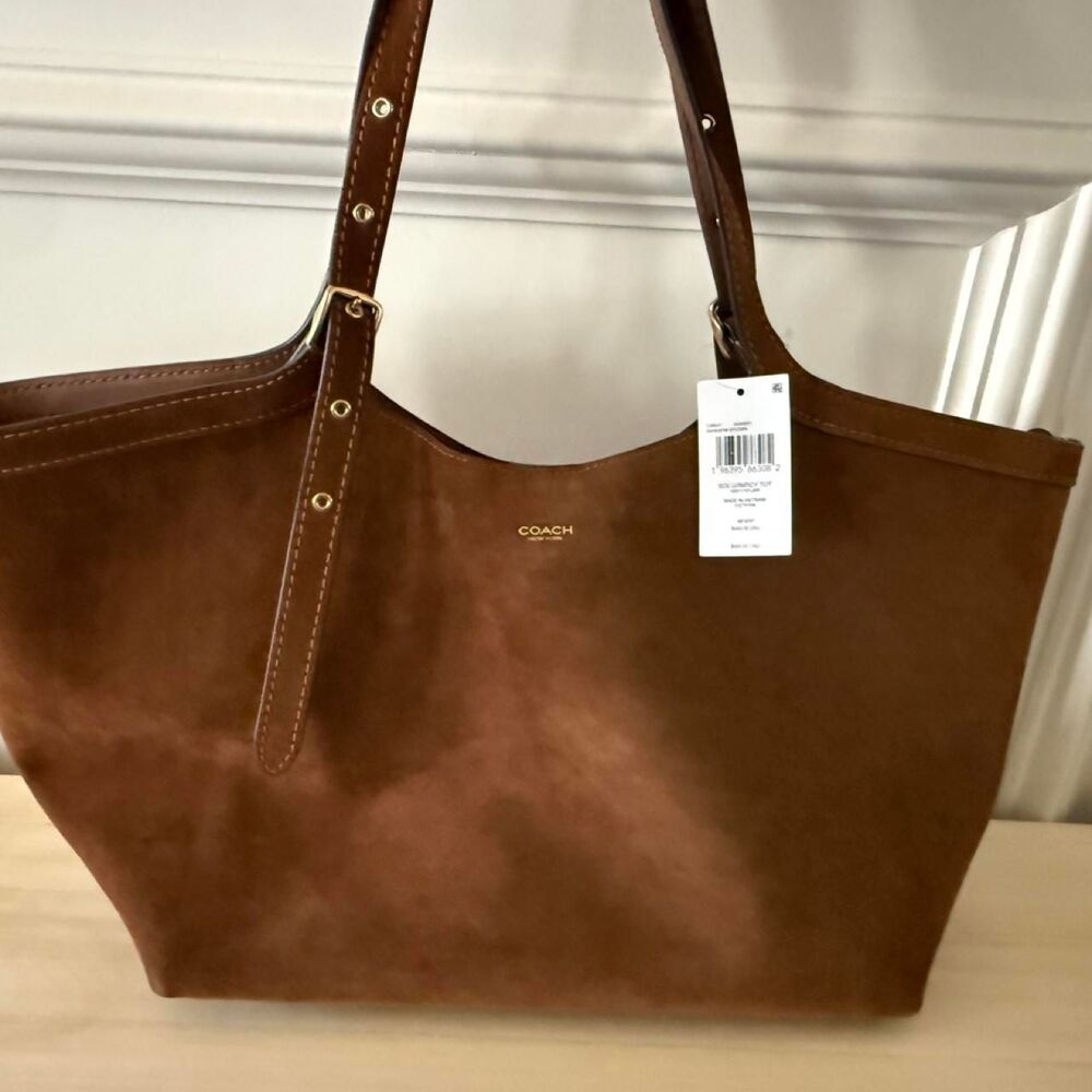 Coach Gramercy Large Tote Suede CBN47